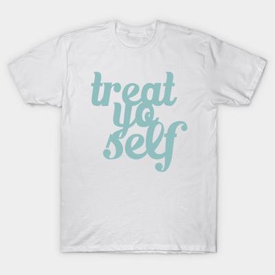 Футболка женская Treat Yo Self Parks And Rec Harajuku Print Kawaii футболка летняя женская футболка с коротким рукавом топ футболка