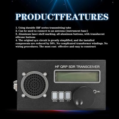 SDR трансивер радиоприемник с открытым исходным кодом USDX QRP HF 8 диапазон USDR коротковолновый радиоприемник