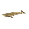 Whale Metal Figurine Ocean Decorative Animal Sculpture Brass Ocean Creature Ornaments Living Room Decoration