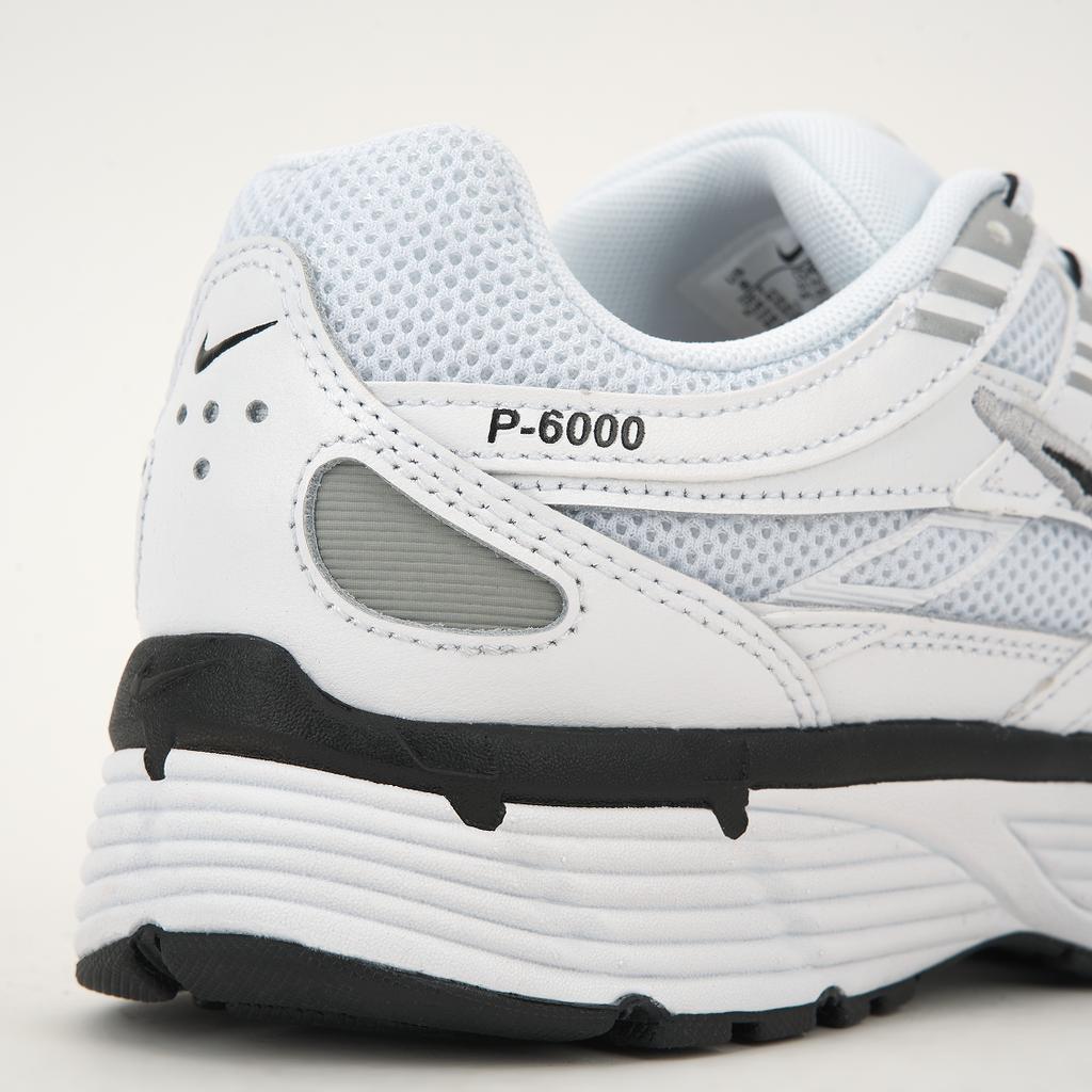 Nike P-6000 Белый Металлик Серебристо-Черный Мужские Кроссовки CD6404-107