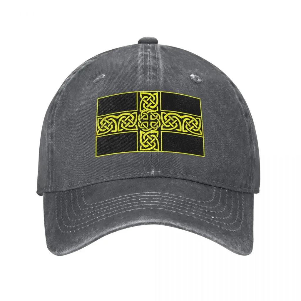 Baner Dewi Sant St Davids Flag Baseball Cap Hip Hop Wild Ball Hat Fishing cap Trucker Cap Unisexs Caps Womens