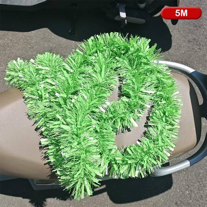 2/5/10 м Сделай сам Рождественские украшения Полоска Разноцветные полоски Венок Рождественская блестящая гирлянда Мишура Лента