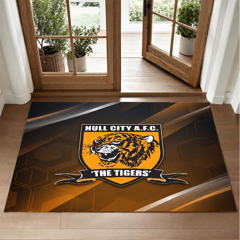 Hull FC Design Crystal Velvet Rug Soft Decorative Mat for Bedroom Entrance