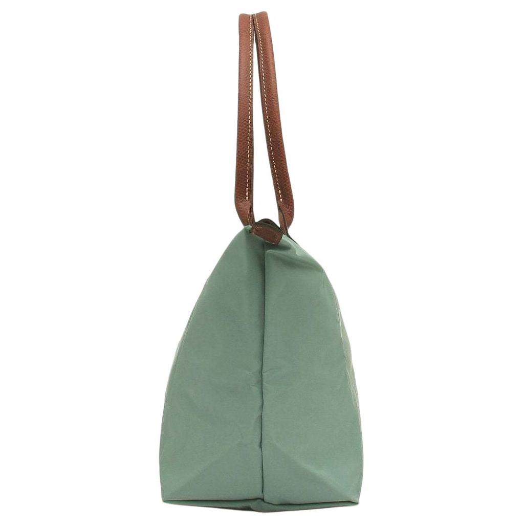 Longchamp Сумка-тоут Le Pliage с логотипом, нейлон, средняя, женская, цвет «Лазурный», 2605089P99
