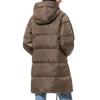 Vans Женские пуховики Коричневые С капюшоном Умеренные Другие VN0A48CPM7Y