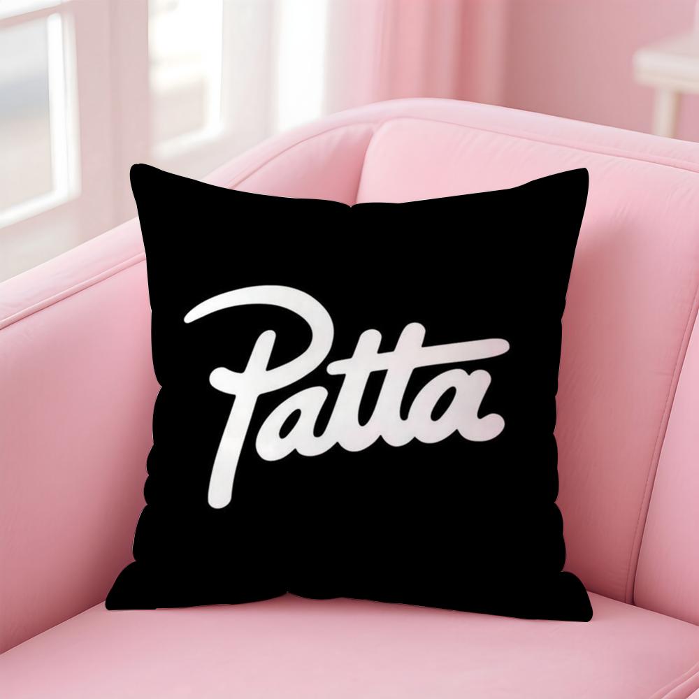 luxury PPatta Brand Cushion Cover Soft Plush Throw Pillow Cushion CoverDoubleSided Printed Pillow Case for Sofa Home Decor