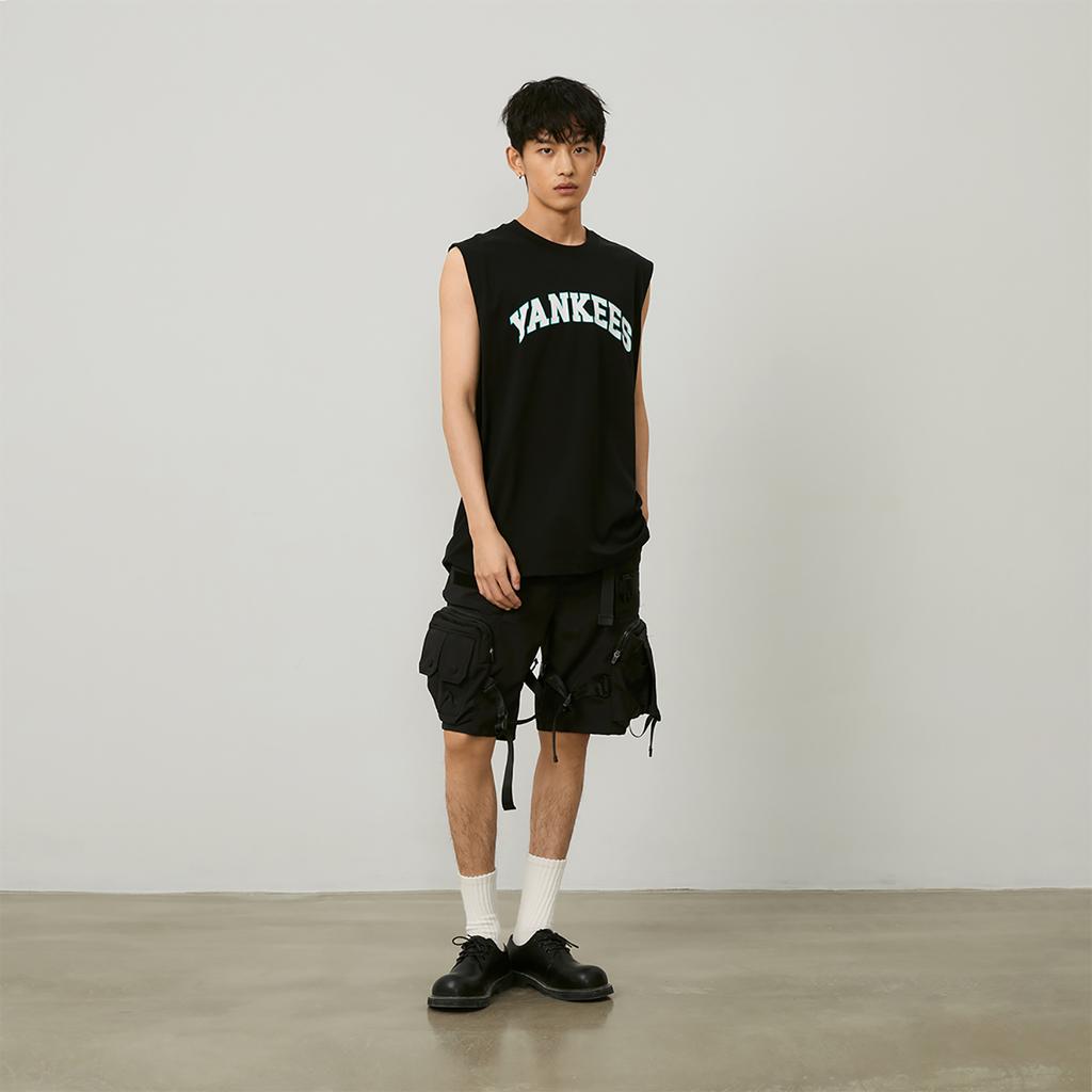 Новая майка MLB New York Yankees SS24 Унисекс Черный 3ATKV0143-50BKS