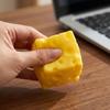 Гигантский Сырный Мячик-Антистресс Большой Кубик Сыра Мягкий Формируемый Сжимаемый Мячик Не Отскакивающий Игрушка-Фиджет Асмр Сенсорный Подарок Против Стресса
