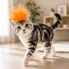 Модная Регулируемая Эластичная Парика для Кошки Новинка Привлекающая Внимание Шляпа для Косплея Питомца Милая Кошка Забавные Аксессуары Праздник