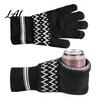 Knit Beer Glove Mitt Glove Winter Cold Beverage Drink Mitten Holder Holiday Unisex Mitts Party Sleeve for Bottles & Cans Gift Lovers Universal