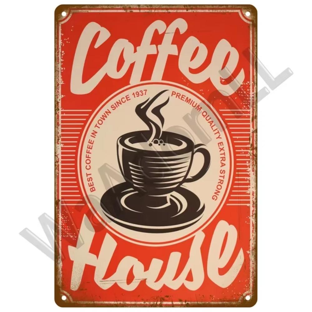 DORA Tin Sign Coffee Tin Sign Posters Wall Decorations Vintage Cafe Retro Club Pub Bar Painting Home Decor Friends Wall Art