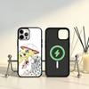 Чехол для телефона Anime Candy Candy для iPhone 17, 16, 15, 14, 13, 12, 11 Plus, Pro Max, Магнитный, Для Magsafe, Беспроводная зарядка