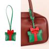 Cartoon Christmas Bag Charm Snowman Pu Bag Pendant Cute Christmas Hanging Ornament  Men