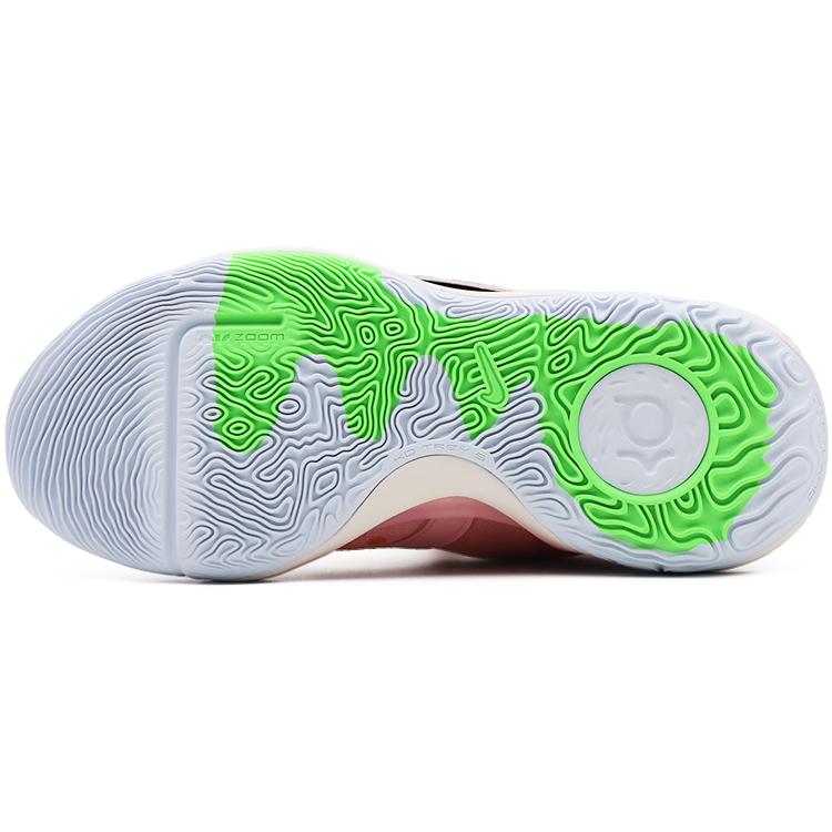 Nike KD Trey 5 X EP Износостойкие Низкие Баскетбольные Кроссовки Мужские Розово-Желтые Несовпадающие DJ7554-014(Команда91- )
