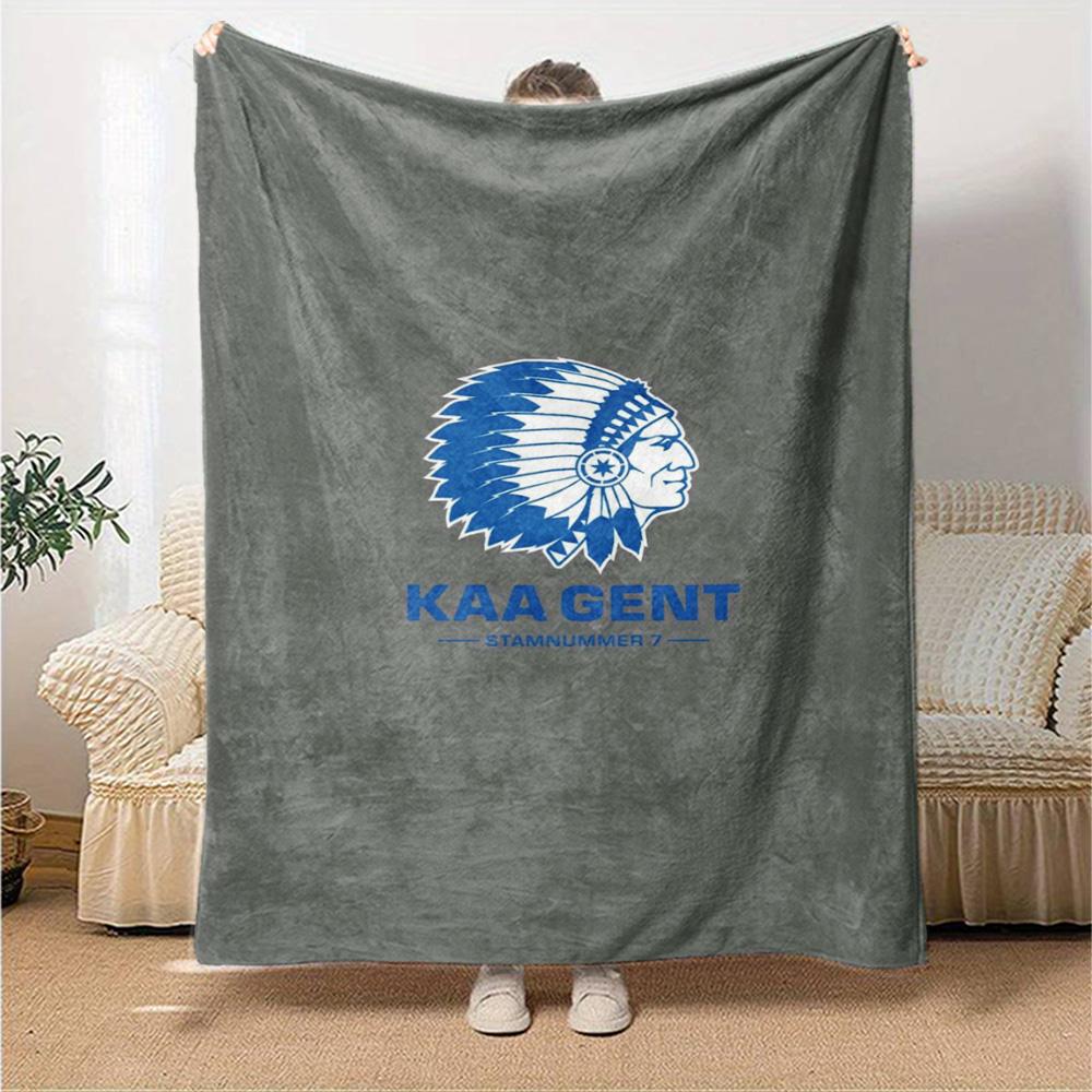 KAA Gante Print Flannel Blanket High Quality Warm Comfortable Cover for All Seasons Perfect for Gifts Home Decor