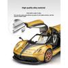 1/22 Pagani Huayra Dinastia Alloy Super Car Diecast Metal Model Classic Gull Wing Door Colection Decoration Children Toy Present