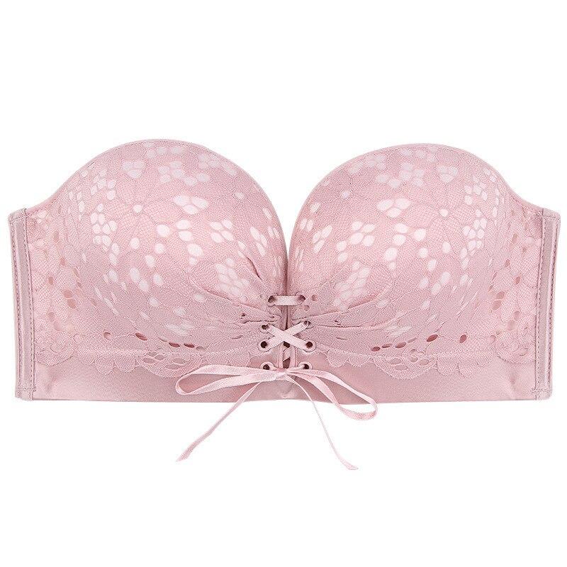 Бюстгальтеры с половиной чашки для женщин, невидимый бюстгальтер пуш-ап без бретелек, свадебный бюстгальтер с открытой спиной, женские бюстгальтеры с мягкой прокладкой без косточек