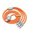 Кабель Jike Line Triple-Fast для быстрой зарядки устройств Apple, Huawei и Android