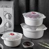 Microwave-Safe Steamer Bowl with Lid for Rice and Lunches