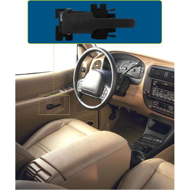 LUJUNTEC Внутренние дверные ручки со стороны водителя Замена для 1995-2001 для Ford Explorer 1997-2001 для Mercury Mountaineer Текстурированный черный(2pcs)