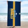 Пляжное полотенце с принтом Denver Nuggets, Большое мягкое быстросохнущее полотенце для пляжа, кемпинга, плавания