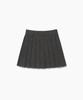 Tudment Classic Wool Mini Skirt Charcoal