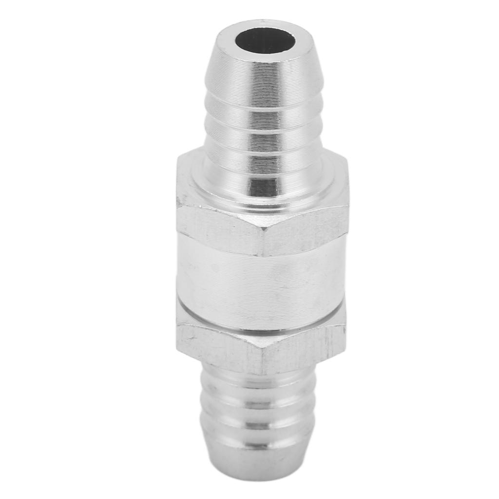 Aluminum Alloy Check Valve Non Return One Way Check Valve Aluminum Alloy Universal for Fuel Gasoline Oil Petrol Diesel Water