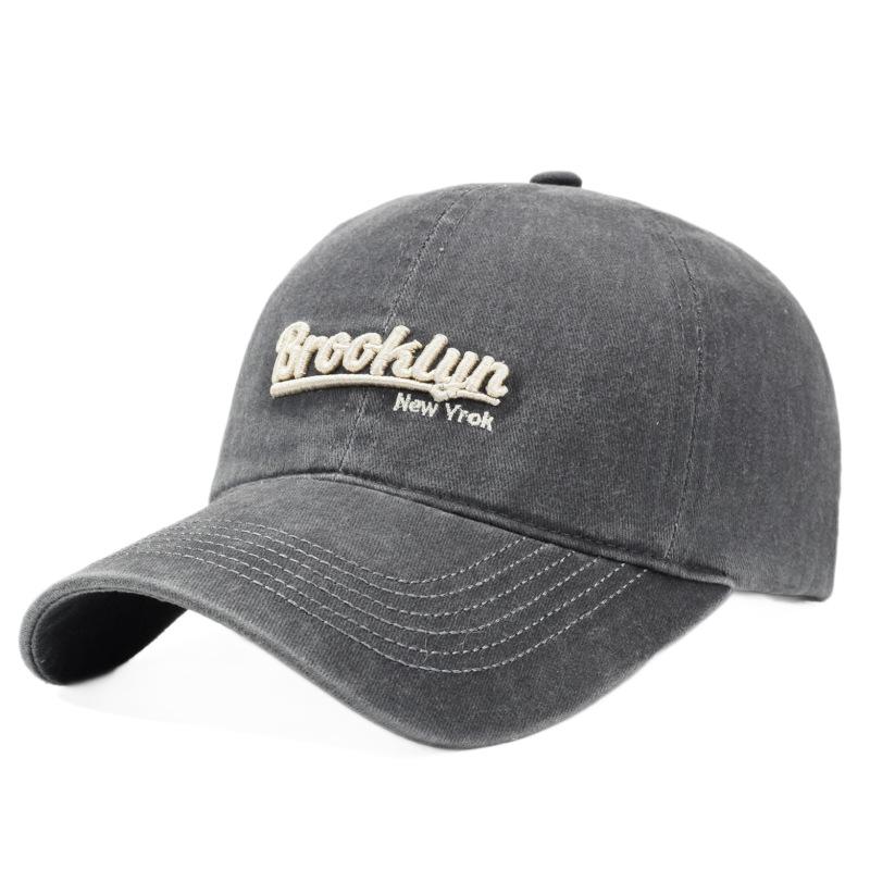 Retro Baseball Cap Men'S And Women'S Spring And Autumn Sports Casual Hat Personalized Street Washed Sunshade Cap