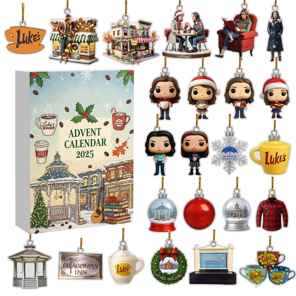 Advent Calendar Contains 24 Gifts, Cute Figures Doll Advent Calendar, Countdown Calendar With Surprise Toys, Collectible Figures Gift For Kids