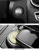 Car Styling Engine Start Stop Multimedia Mouse Button Cover Emblem Stickers for Mercedes-Benz AMG C E Class Car Accessories