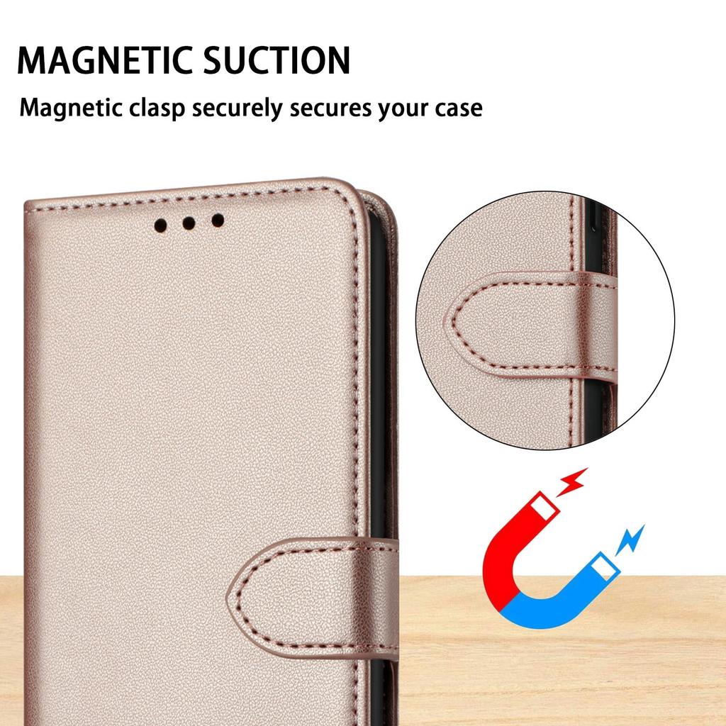 Leather Case for Xiaomi Redmi 15C 4G (EU) (173mm)/15C 5G (EU) (173mm)/Poco C85 4G (173mm) Stand Wallet Phone Cover with Strap