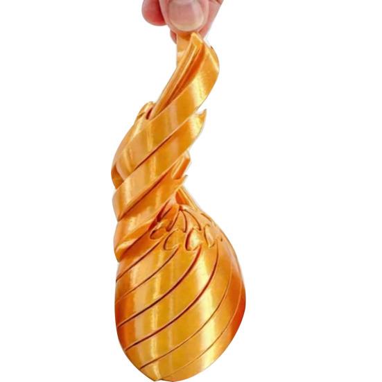 Twisting Fidget Egg Toy Twistable Egg Toy Portable Lightweight Stress Relief 3D Printed Easter Egg Desktop