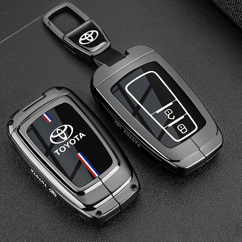 Чехол для ключа автомобиля Брелок-чехол для Toyota Auris Corolla Avensis Verso Yaris Aygo Scion TC IM Camry RAV4 Forturner Автоаксессуары