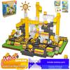 Pink Castle Cube Magnetic Building Block Set - STEM Educational Toy