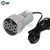 11mm Mini LED Digital Thermometer 11-119 Celsius 11-181V AC Round Small Display Indicator Pilot Light Temperature Meter Dropship