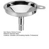 Stainless Steel Kitchen Funnel Oil Wine Spices Transfer Funnel Liquid And Dry Ingredient Cosmetics Pouring Tools