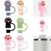 Reusable Silicone Straw Plug Dust-proof Straw Tips Cover New Drinking Dust Cap Water Glass
