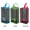 Kitchen Organizer Foldable Recycle Garbage Bag Storage Plastic Breathable Mesh Hanging Holder