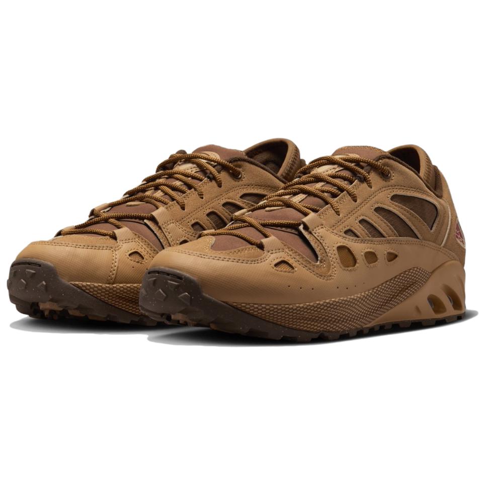 Nike Acg Air Exploraid Лен Какао Вау Светло-коричневый Британский Коричневый Гимназический Красный Кроссовки Повседневная Обувь FV2925-200