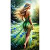 5D Алмазная живопись своими руками Длинное платье Женщины Алмазная мозаика Цветок Бабочка Стразы Искусство Вышивка крестом Большая Домашняя декорация