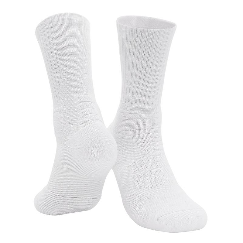 Basketball Socks Men'S Professional Thickened Towel Bottom Non-Slip Sweat-Absorbing Medium Tube Socks Elite Socks High-Top Sports Socks