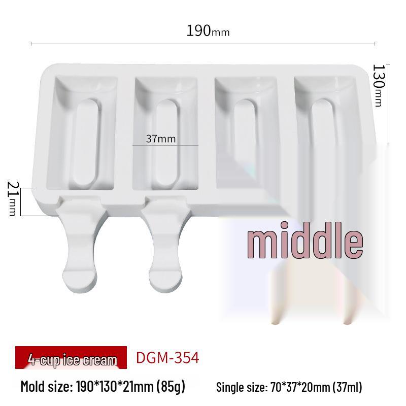 Силиконовая форма для мороженого Sanxin для домашнего детского эскимо, рождественских пирогов и шоколадных фруктов