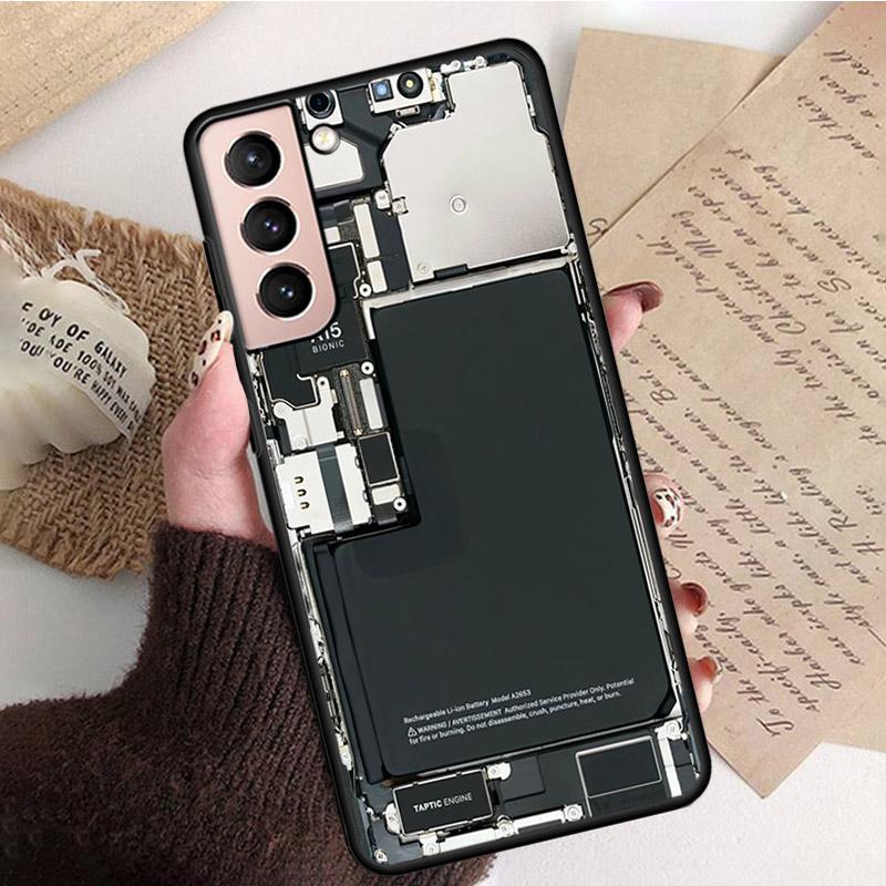 Чехол для телефона с аккумулятором для Samsung S22 S20 Ultra S20 S22 S21 S10 S9 Plus S10E S20FE Note10Plus Note20 9, материнская плата