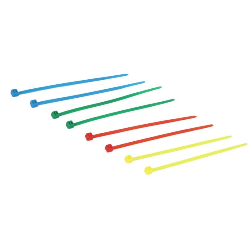 100-600Pcs Color 3x100mm Nylon Black Self-Locking Cable Ties Color Plastic Zip Ties Cable Ties Cable Organizer Wire Strap