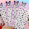 Kawaii Sanrio 3D Puffy Stickers Cute Anime Kuromi My Melody Cinnamoroll Bubble Sticker Decorative Luggage Laptop Decals Toy Gift