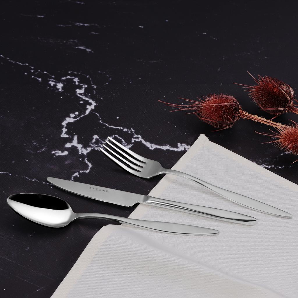 Serenk Milan Stainless Steel Cutlery Set 18 Pieces