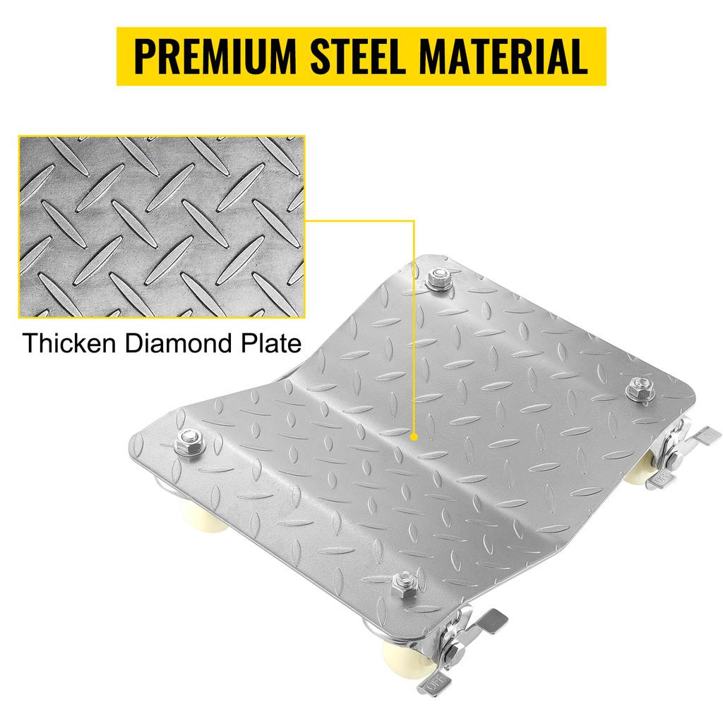 2 шт. тележки для колес автомобиля, грузоподъемность 1100 фунтов, помощник по парковке, скейтборд для перемещения шин автомобиля