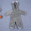 Warm Teddy One Piece Kids Newborn Baby Infant Winter Warm Lovely Cute Hooded Fleece Romper Pajama