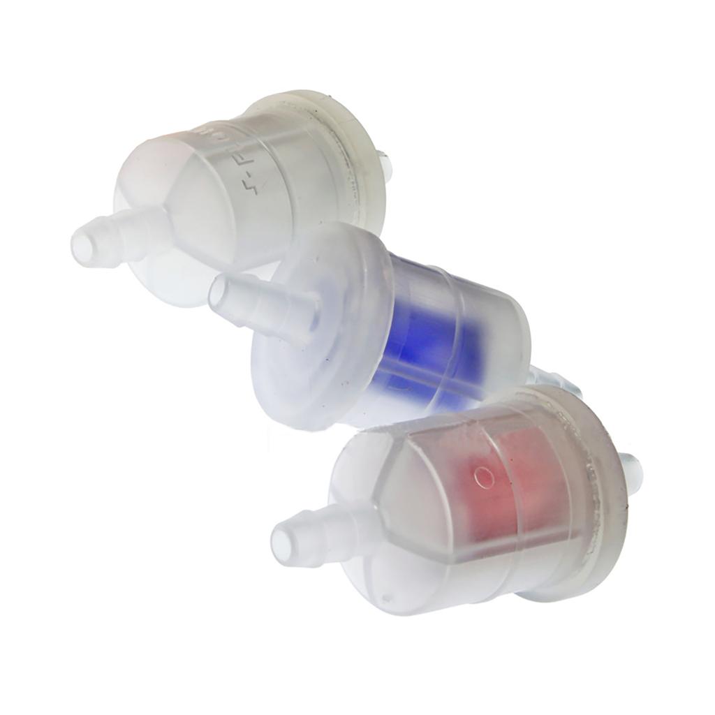 6.5mm 1/4inch Universal Small Engine Fuel Filter for Motorcycle / Car Scooter ATV / Lawn Mower, Plastic Gasoline Strainer