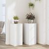 VidaXL Plant Stands 2 Pcs White 30x30x70 Cm Engineered Wood, Flower Stand, Pot Stand, Support for 852924